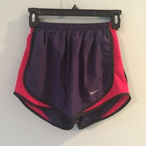 Nike Dri-Fit Shorts Navy Blue and Red